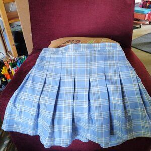 Uniform-type pleated skort; gently worn; good condition; very smart/pretty.